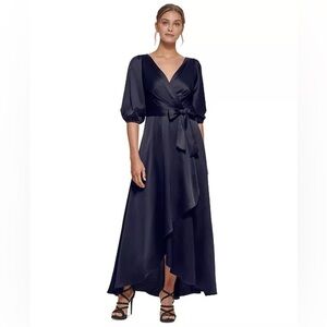 DKNY Navy Wrap Dress